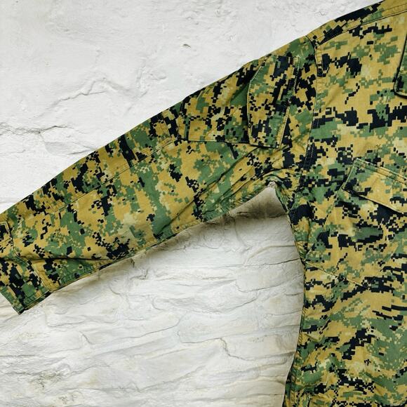 Set USMC MARPAT Digital Woodland Camo Cargo Pants Slant Pocket Shirt US Marines - Picture 6 of 16